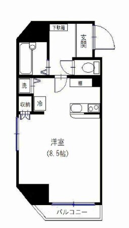 ディアリスト浅草の物件間取画像